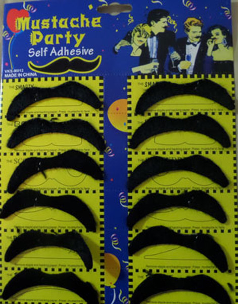 Moustaches Pk12 Bandit Style Only Black
