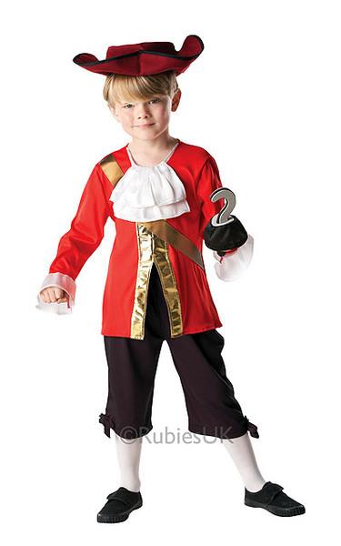 Captain Hook Pirate L Age 7 to 8