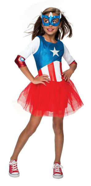 Captain America Girls S Age 3 to 4