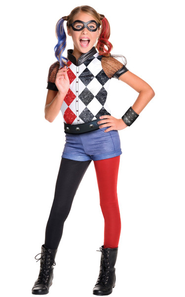 DC S H Girls Harley Quinn M Age 5 to 7 Yrs