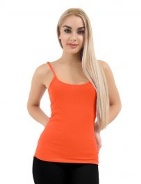 Vest Top Neon Orange Size 12