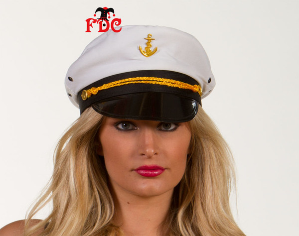Sea Captain Hat White
