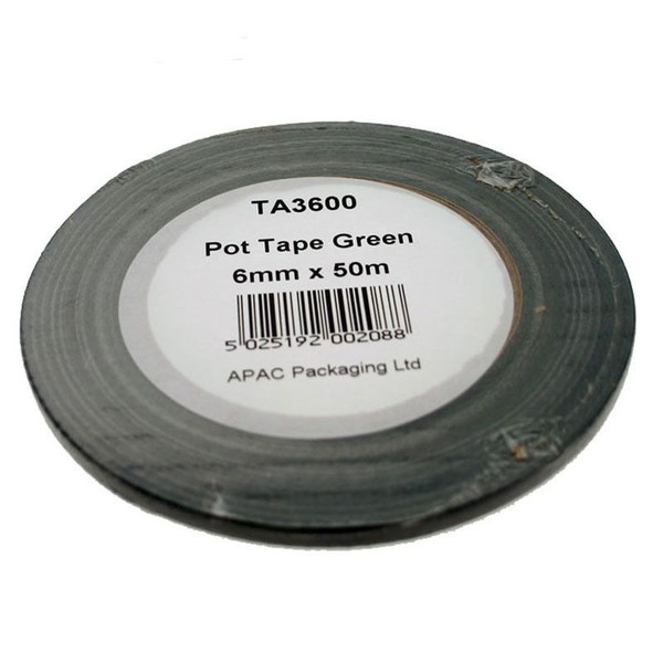 Florist Green Pot Tape 6mmx50m
