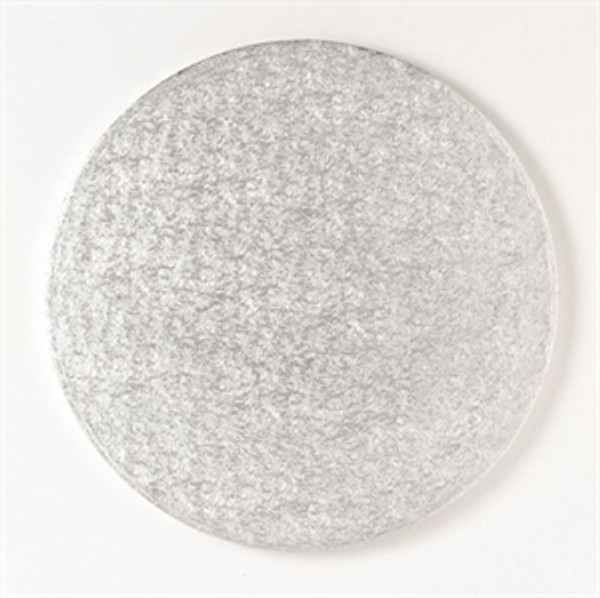 Drum Cakeboard 12in Round Silver 