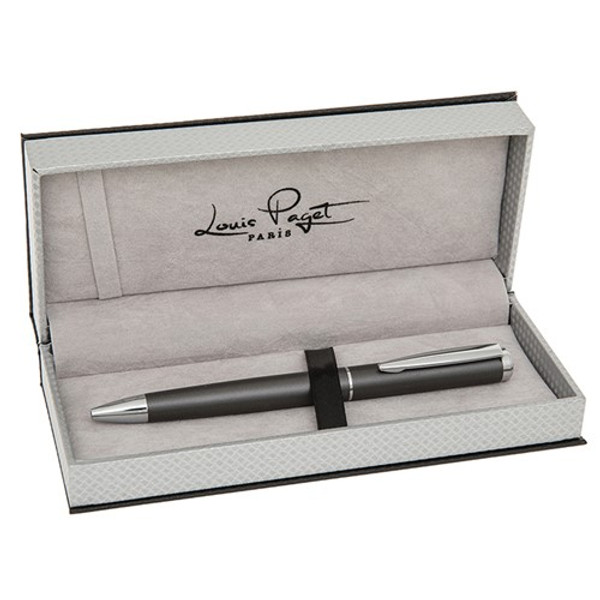 Chrome Matt Grey Ball Pen