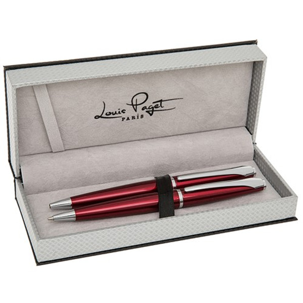 Chrome Red Ball Pencil Set