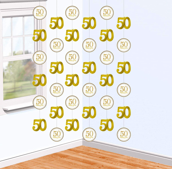 50th Golden Anniversary String Decorations