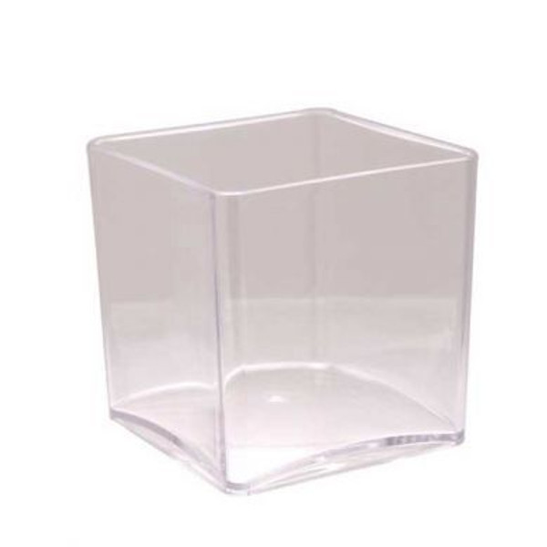 Vase Acrylic Cube 10x10x10cm