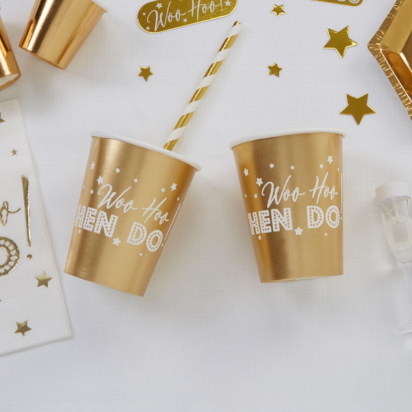 Woo Hoo Hen Doo Cups Pk8