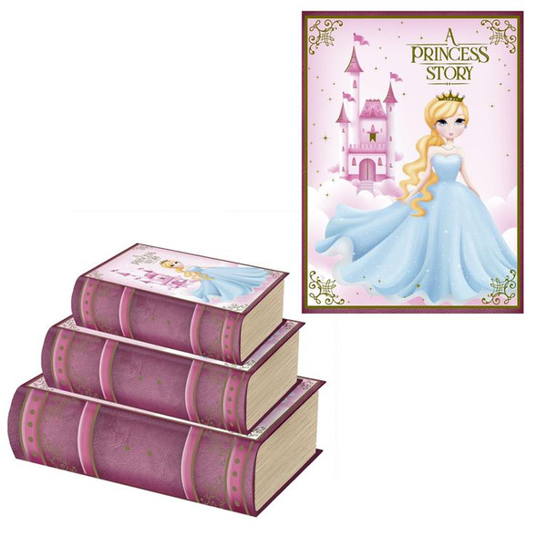 Princess Book Box 34x25x10cm Size 1