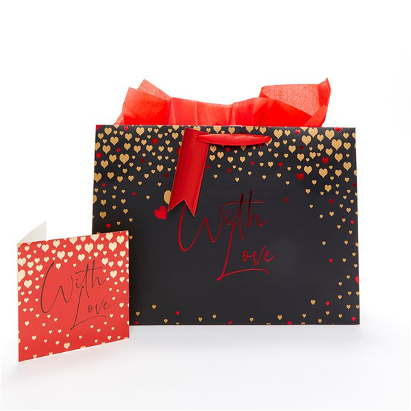 Valentine With Love Shopper Gift Bag 37x 27.5x11cm