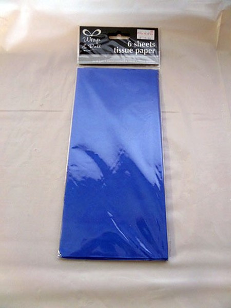 Tissue Paper Dark Blue Pk6