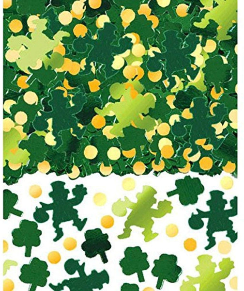 Confetti Green Shamrocks 70g St Patricks