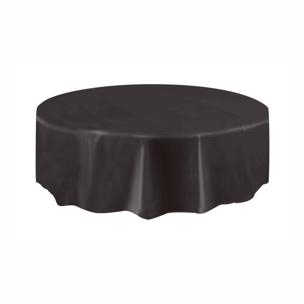 Tablecover Round Black 84in