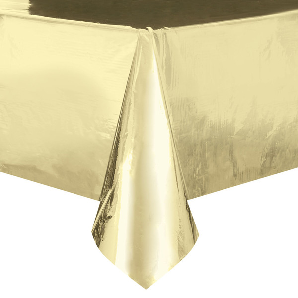 Tablecover Rectangle Gold Foil 54x108in
