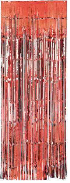 Door Curtain Red