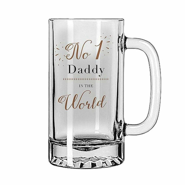 Verve Glass Tankard No 1 Daddy in The World