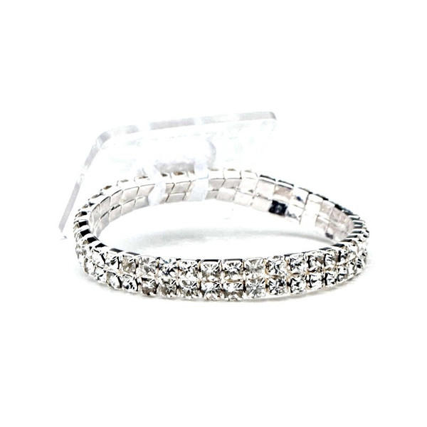 Lady Corsage Bracelet Silver