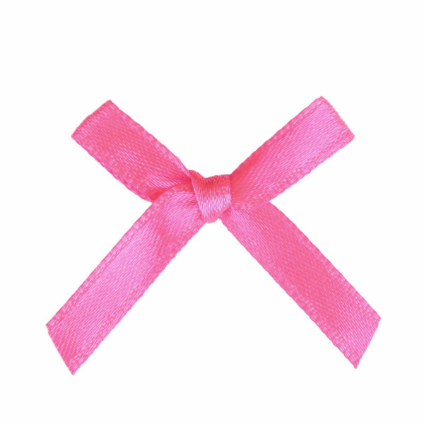 Ribbon Bows DFS 3mm Pack100 Fuchsia Col No 175