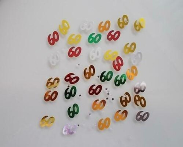 Multicoloured Confetti 14g Age 60