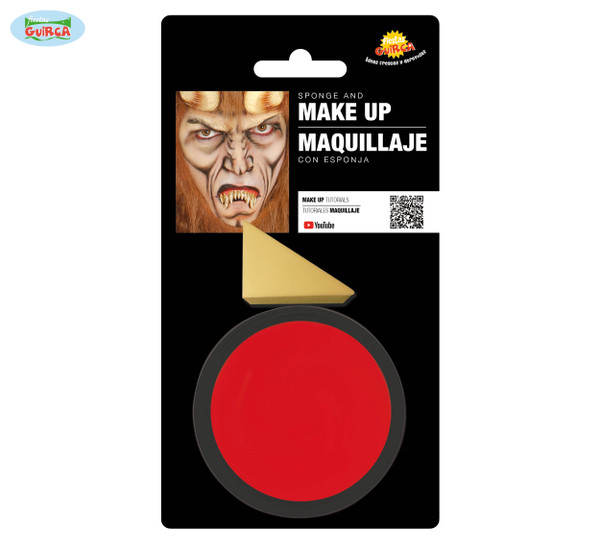 Makeup with Sponge Red 9g