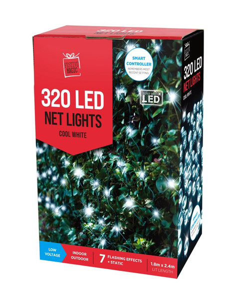 320 LED NET LIGHTS WHITE