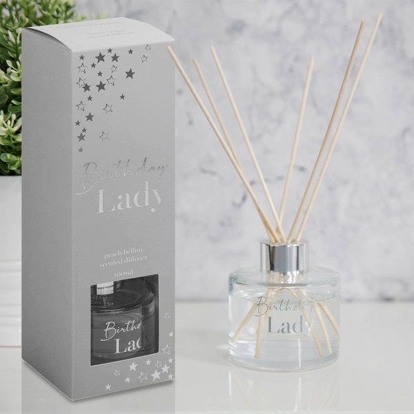 Milestones 100ml Peach Bellini Scented Reed Diffuser Birthday Lady