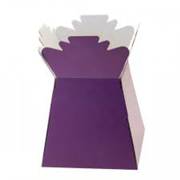 Living Vase Box Matt Purple