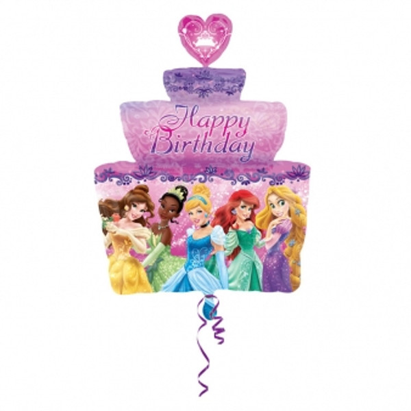 H300 Super Shape Balloon Birthday Princess Cake