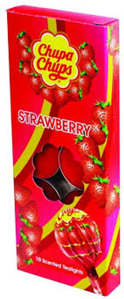 Chupa Chups x10 Tealights Strawberry