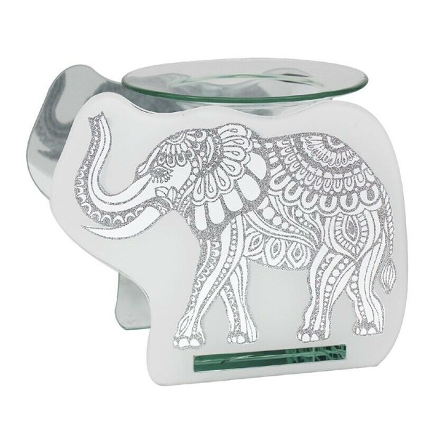 Fragranced Wax Melt And Warmer Glass Elephant