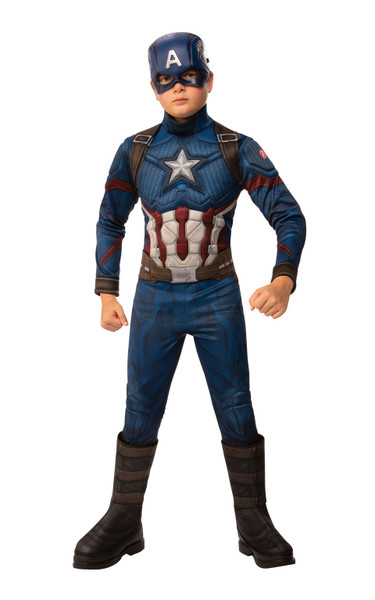 Captain America Deluxe AVG4 L Age 7 to 8 Yrs