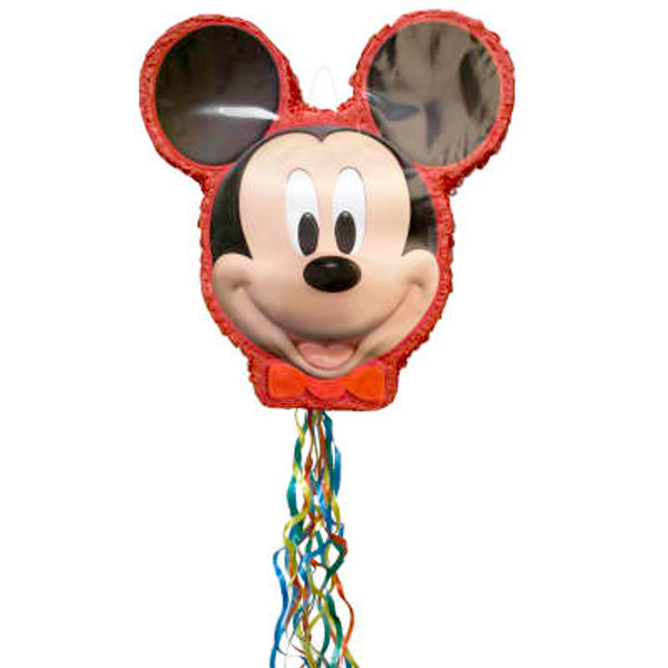 Pinata Disney Mickey Mouse Shaped Drum Pull Pinata