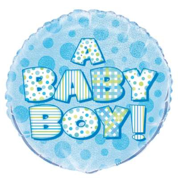 H100 18in Foil Balloon A Baby Boy
