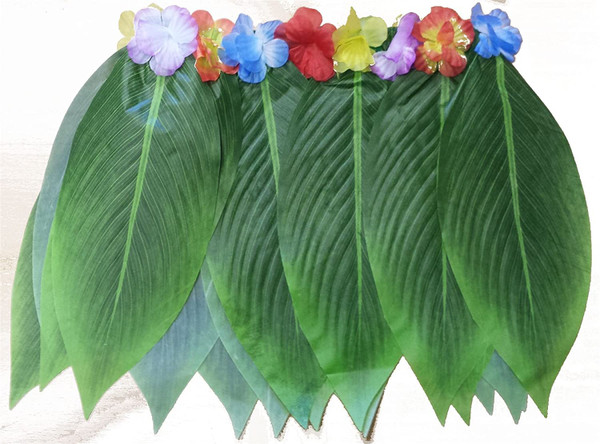 Hawaiian Leaf Skirt Green