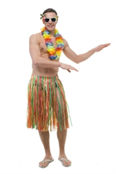 Hawaiian Skirt 90cm Multi