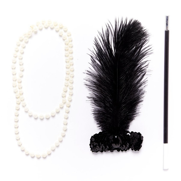 1920s Flapper Lady 3 Piece Accessory Kit