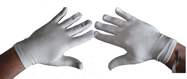 Gloves 21cm Short White