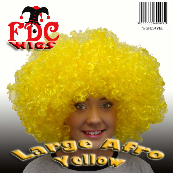 Afro Wig Yellow L