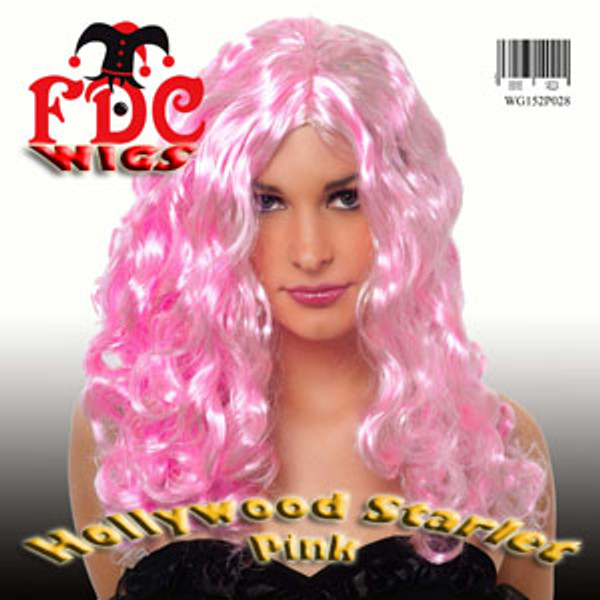 Hollywood Starlet Wig Pink 