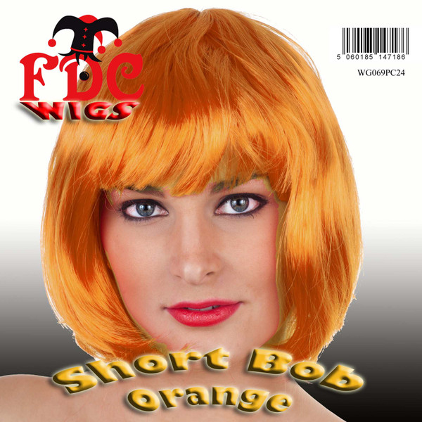 Short Bob Wig Orange