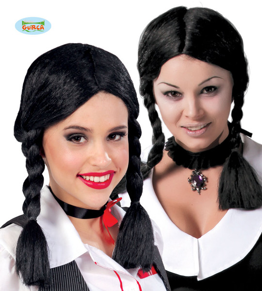 Black Plaited Wig