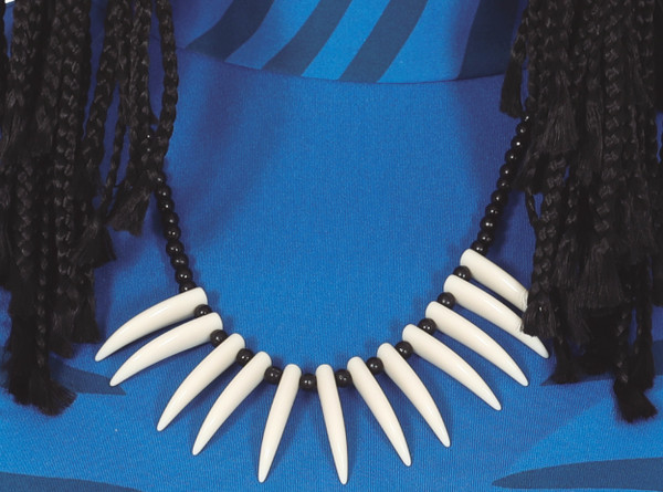 Shark Tooth Beaded Necklace Fangs Beaded Necklace