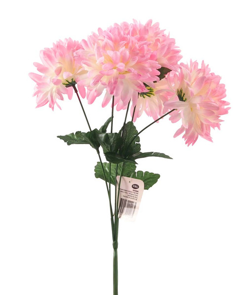 CHRYSANTHEMUM 5 HEAD 37CM PINK