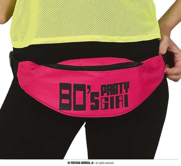 80s Neon Pink Fanny Pack