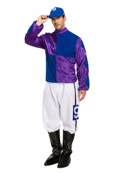 Adult Jockey Blue Purple One Size