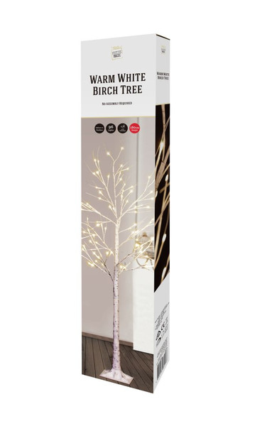LED BIRCH TREE 180cm WARM WHITE