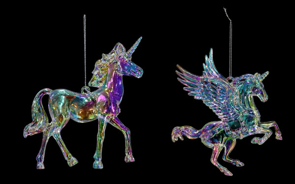 IRIDESCENT HANG UNICORN Choose from 2 assorted styles