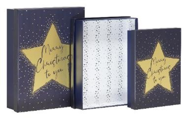 Christmas Star Shirt Box Size 1