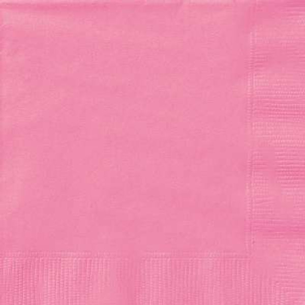 Luncheon Napkins Hot Pink Pk50 2Ply